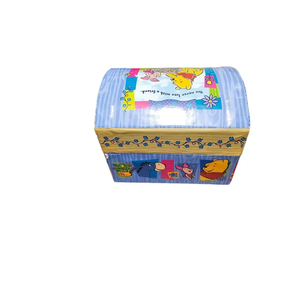 Vintage Y2K Disney Winnie The Pooh Lightweight Blue Jewelry Box